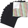 MANNIDOO Peel-and-Stick Baseplates, 10 Packs 10" x 10 Classic Adhesive Building Base Plates for Walls and Tables - Compatible with All Major Brands (Black) view 1