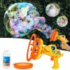 Bubble Gun Bubble Machine Dinosaur Bubble Blower Toy for Kids and Toddlers Bubble in Bubble Gun Party Favors Birthday Christmas Easter Gift for 3 4 5 6 7 8 9 Years Old Boys and Girls (Yellow) view 1