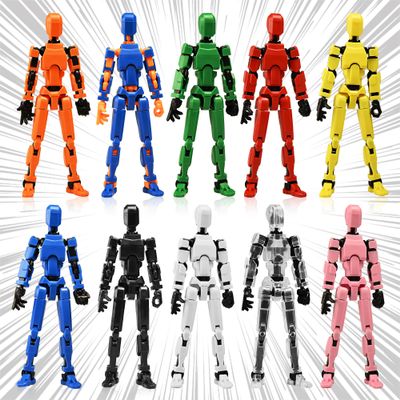 GAOFBA Assembly RequiredShoulder Armor Upgrade 10pcs Lucky 13 Action Figures, Dummy Titan 13 Action Figures, Multi-Jointed Movablewith 3 Hand-Shapes, 4 Weapons (10PCS)