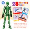 GAOFBA Assembly RequiredShoulder Armor Upgrade 10pcs Lucky 13 Action Figures, Dummy Titan 13 Action Figures, Multi-Jointed Movablewith 3 Hand-Shapes, 4 Weapons (10PCS) view 3