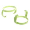 2 Pack Baby Bottle Holder Feeding Bottles for Comotomo Easy Cleaning 2 Count (Pink/Green) Easy Grip Plasic Handles Feeding Bottle Handles Bottle Handles for Baby Baby Bottle Handles Baby Bottle Baby view 1