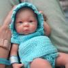 MYREBABY 12" Micro Preemie Full Body Silicone Baby Doll Boy Alan Lifelike Reborn Doll Surprice Children Anti-Stress view 1