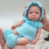 MYREBABY 12" Micro Preemie Full Body Silicone Baby Doll Boy Alan Lifelike Reborn Doll Surprice Children Anti-Stress view 3