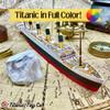 Full Color RMS Titanic Model Ship 1 Ft Long Assembled Titanic Toys For Kids, Historically Accurate Titanic Toy, Titanic Ship, Titanic Cake Topper, Titanic Figurine, Titanic Boat By TitanicToyCo view 2