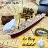 Full Color RMS Titanic Model Ship 1 Ft Long Assembled Titanic Toys For Kids, Historically Accurate Titanic Toy, Titanic Ship, Titanic Cake Topper, Titanic Figurine, Titanic Boat By TitanicToyCo view 3