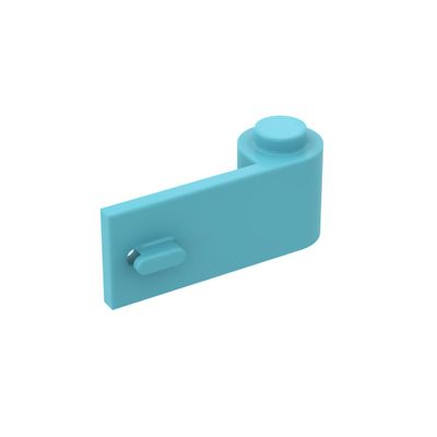 Gobricks GDS-1295 3821 Door 1x3x1 Right, Medium Azure, 50 pcs Brick Parts