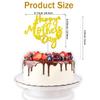 10pcs Happy Mother's Day Cake Topper Gold Glitter Cake Topper Mothers Day Cupcake Topper Heart Shaped Cake Picks Cake Accessories for Mom's Birthday Mother's Day Gifts Cake Decoration Party (Gold) view 3