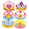 Cabilock 6 sets Birthday Craft Kit Party Crown Making Materials Birthday Party Crowns Kids Princess Party Supplies Decorations view 1