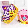 Cabilock 6 sets Birthday Craft Kit Party Crown Making Materials Birthday Party Crowns Kids Princess Party Supplies Decorations view 2
