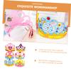 Cabilock 6 sets Birthday Craft Kit Party Crown Making Materials Birthday Party Crowns Kids Princess Party Supplies Decorations view 3