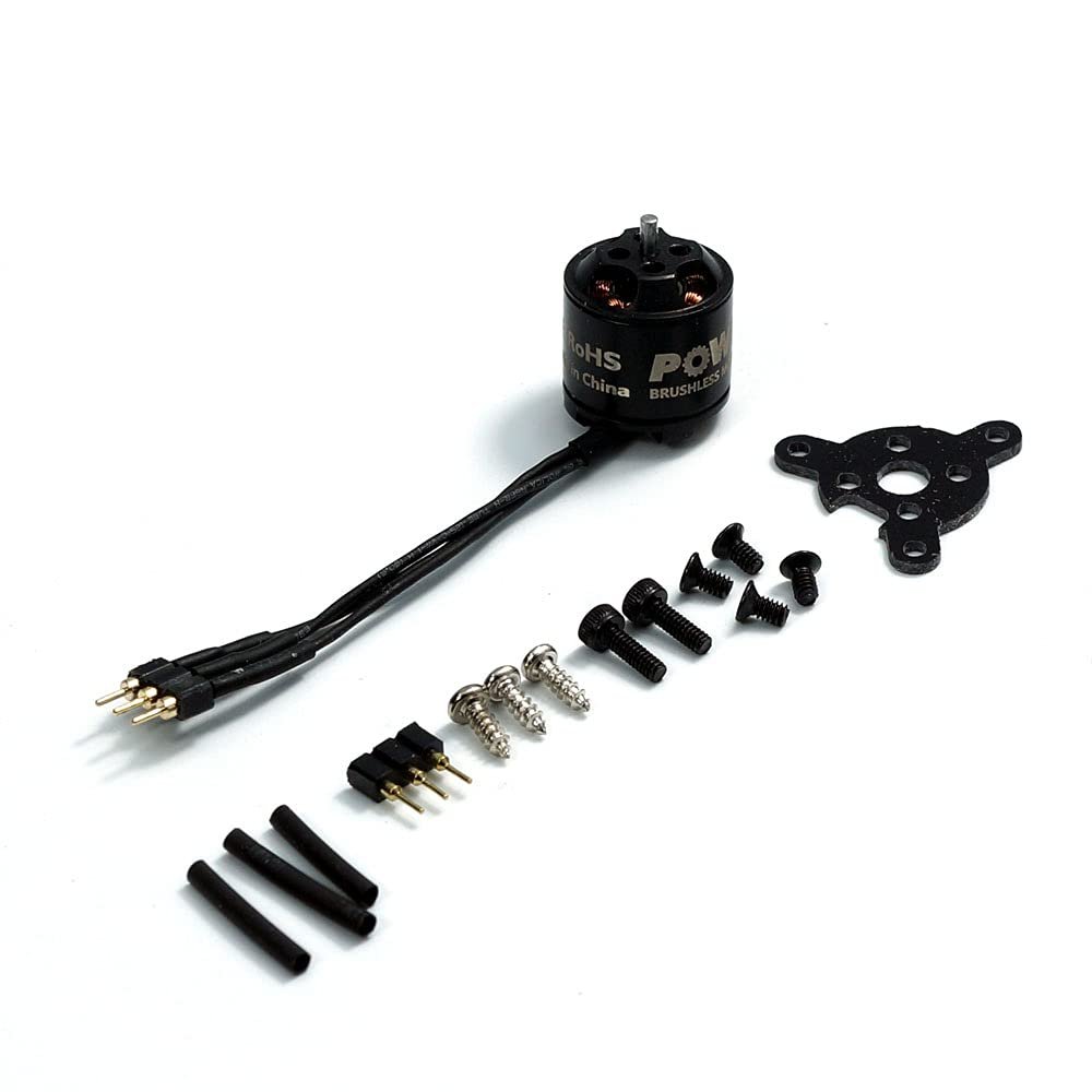 1S 3.7V Micro Brushless Motor MC1106-3800KV for Fixed Wing Micro Indoor Airplane F3P Model Airplane (MC1106A)
