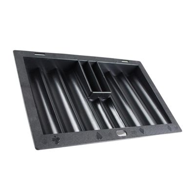 FAVOMOTO Table Poker Chip Tray Plastic Poker Chip Storage Capacity Organized Design for Easy Access for Game and Parties