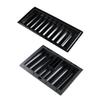 FAVOMOTO 2pcs Poker Chip Tray Plastic Holder for Organizing Poker Chips Space-Saving Design for Game and Parties Capacity view 1