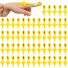 60PCS Finger Slingshot Chicken Rubber,Flick Stretchable Chickens Toys,Flying Stretchy Chicken Fingers for Birthday,Children's Day,Thanksgiving Day Stocking Stuffer Party Favor view 1