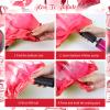 8Pcs Big Red Lip Balloons,30 Inch Lips Kiss Balloons for Galentines Day Marriage Valentine's Day Wedding Party Marriage Engagement Pink Girl Spa Party view 3