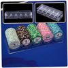 ifundom Acrylic Poker Chip Rack 100 Chips Storage Organizer Collector's Coin Holder view 2