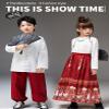 2-piece Girl's Dance Hanfu Dress Chinese Tang Suit Dress Performing Costumes Hanbok for Kids view 2
