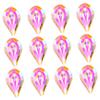 Veemoon 12pcs Crystal Hanging Decor Prisms for Chandeliers Light Fixtures for Weddings Holidays Home Decor Versatile Crystal Pendant Ornaments view 1