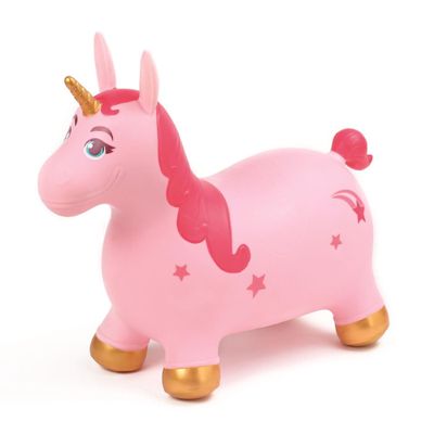 Ludi - Jumping animal - Unicorn - (LU90040), Black