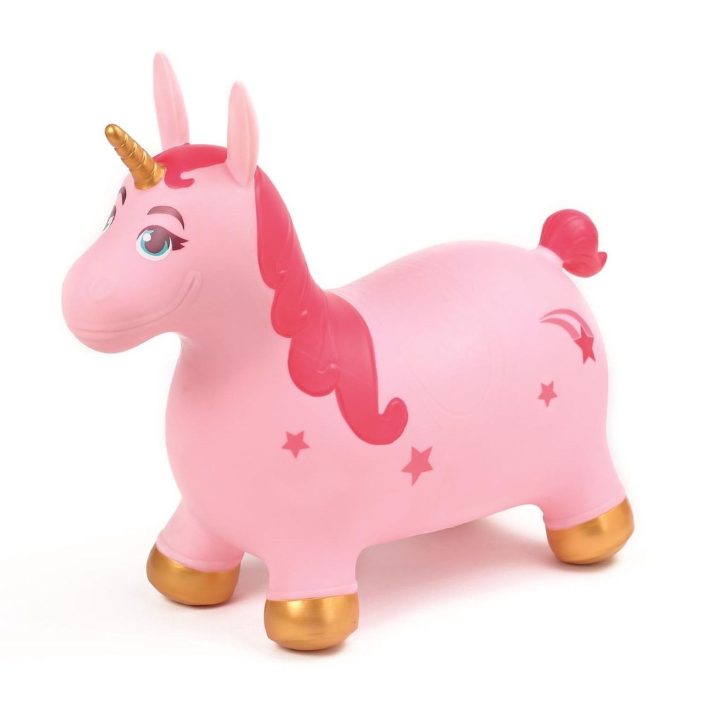Ludi - Jumping animal - Unicorn - (LU90040), Black