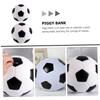 Abaodam 2pcs Vinyl Football Shape Coin Box Decorative Piggy Bank Cartoon Money Box for Boys and Girls Coin Holder Adornment view 3