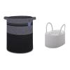 COMSE Tall Laundry Basket and Large Baby Diaper Caddy view 1