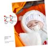 Abaodam 2sets Heart Shape Stroller Clips for Secure Blanket Holding Durable Safe Design for Seats and Walkers Bright Colors to Stimulate Visual Development view 3