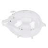 Abaodam Pig-Shaped Glass Storage Box for Boys and Girls Stylish Money Saving Piggy Bank for Desktop Decoration for Birthdays and Special Occasions view 1