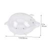 Abaodam Pig-Shaped Glass Storage Box for Boys and Girls Stylish Money Saving Piggy Bank for Desktop Decoration for Birthdays and Special Occasions view 3