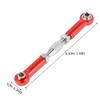 Hemoton 6pcs Aluminum Rc Car Steering Rods Turnbuckle Rod Linkages for Scale Trucks Buggy Machined Easy Install view 2