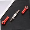 Hemoton 6pcs Aluminum Rc Car Steering Rods Turnbuckle Rod Linkages for Scale Trucks Buggy Machined Easy Install view 3