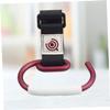 Abaodam Stroller Hook Clips Aluminum Stroller Accessories for Diaper Bags and Purses Convenient Organizer for Parents The Strap Wine Hook view 2
