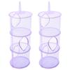 ibasenice 2pcs Stuffed Animal Storage Hammocks Foldable Toy Net Organizer for Room Breathable Mesh Design Space-saving for Stuffed Toys and Accessories view 1