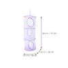 ibasenice 2pcs Stuffed Animal Storage Hammocks Foldable Toy Net Organizer for Room Breathable Mesh Design Space-saving for Stuffed Toys and Accessories view 2
