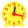 Srutueo 4 Inch Student Learning Clock Time Model Teacher Gear Clock 12/24 Hour School Learning Tools view 1