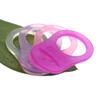 4Pcs Pacifier Adapter Rings Silicone Rings for Pacifier Clip Button Soother Dummy Pacifiers Holder Newborn Gift Safe for Baby (Girl's Color) view 2