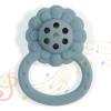 Dirbabi Rattle Teether, Lion Shape Montessori Baby Sensory Teething Toys, Food Grade Silicone BPA Free, Newborn Essentials Must Haves (Shifting Sand Ether) view 2