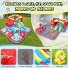 AKEYDIY Bounce House Water Slide,Obstacle Bounce Castle with Slide & Splash Pool,Inflatable Water Slide Backyard Water Park Water Bounce House with Blower Included for Kids 3-12 Birthday Party Gifts view 2