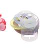 4Pcs Pacifier Adapter Rings Silicone Rings for Pacifier Clip Button Soother Dummy Pacifiers Holder Paci Clips Newborn Gift for Baby (Boy's Color) view 1