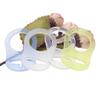4Pcs Pacifier Adapter Rings Silicone Rings for Pacifier Clip Button Soother Dummy Pacifiers Holder Paci Clips Newborn Gift for Baby (Boy's Color) view 2