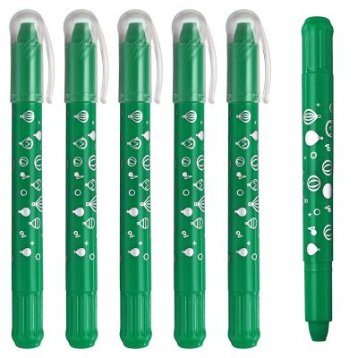 PATIKIL Watercolor Gel Crayon, 6Pcs Washable Twist Coloring Crayons Bulk Blendable for Coloring, Drawing, Painting, Green Crayon