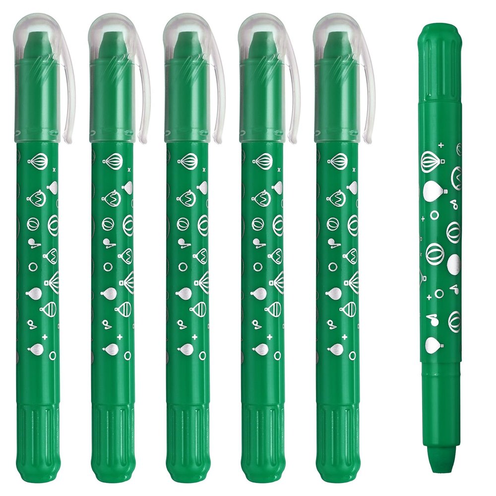 PATIKIL Watercolor Gel Crayon, 6Pcs Washable Twist Coloring Crayons Bulk Blendable for Coloring, Drawing, Painting, Green Crayon