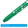 PATIKIL Watercolor Gel Crayon, 6Pcs Washable Twist Coloring Crayons Bulk Blendable for Coloring, Drawing, Painting, Green Crayon view 4