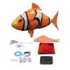 AUOK Remote Control Shark Toys Infrared RC Flying Clown Fish Balloon - Anti-Gravity Indoor Toy with Mid-Air Hovering for Fun Party Decorations & Gifts (Orange) view 2