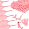 100 PCS Long Pink Balloons for Balloon Arch, Animal Themed Balloon Animals view 1