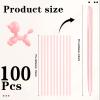 100 PCS Long Pink Balloons for Balloon Arch, Animal Themed Balloon Animals view 2