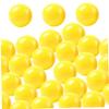 50Pcs Bingo Balls Hollow PP 1.57in Lottery Balls Smooth Vibrant Raffle Balls Round Lottery Balls for Lottery Ball Machine Party, Yellow view 1