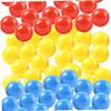 50Pcs Bingo Balls Hollow PP 1.57in Lottery Balls Smooth Vibrant Raffle Balls Round Lottery Balls for Lottery Ball Machine Party, Yellow view 4