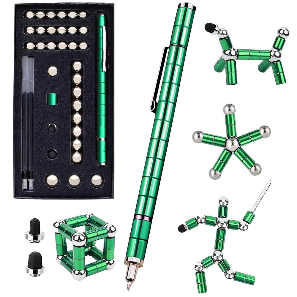 Valentines Day Gifts for Kids Magnetic Fidget Pen, Magnetic Pen for Teenage Boys, Decompression Magnet Pen Fidget Toy Pens, Birthday Novelty Toy for Classroom Students Present