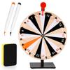 12 Inch Spinning Prize Wheel, 24 Slots Tabletop Prize Wheel Spinner with Stand Roulette Wheel with Dry Erase & Markers for Carnivals, Trade Shows, Holiday Activities, Spin Game view 1